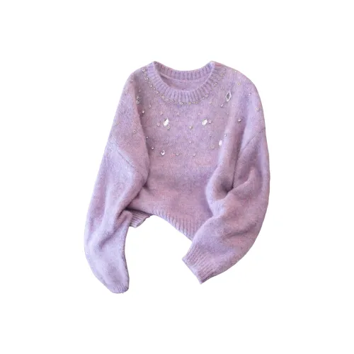 SIBAISHE Фиолетовый Женский Трикотаж