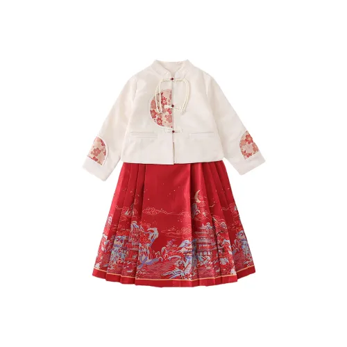 GOYN Женский Новый китайский стиль Одежда Комплекты Tang DYNASTY Ханьфу Дети Возраст 3-7 лет