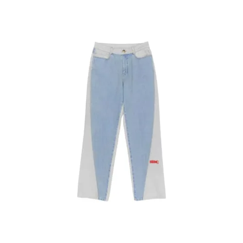 SCULPTOR Светло-джинсовые унисекс джинсы