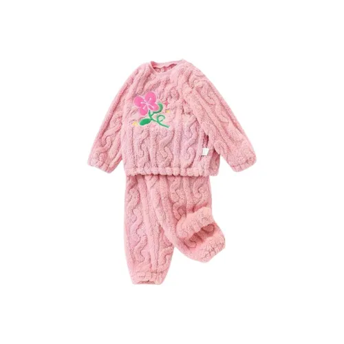 Детский Bejirog Sleep Robe 2 предмета Набор Сладкий Розовый