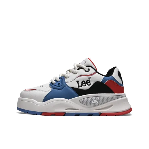 Lee Все Season Винтаж Классический Color Block Fashion Minimalist Style Versatile Скейтборд Кроссовки Men's