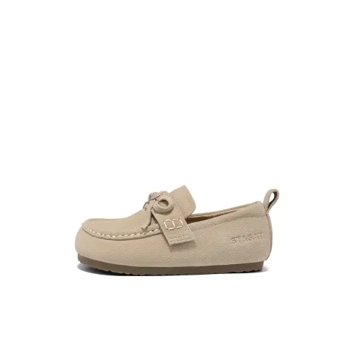 ST SAT KIDS Saturday Детская обувь Амортизация Отскок Устойчивость к истиранию Низкий топ Детская кожаная обувь