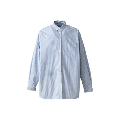 Halfwayhouse Светло-синие унисекс рубашки