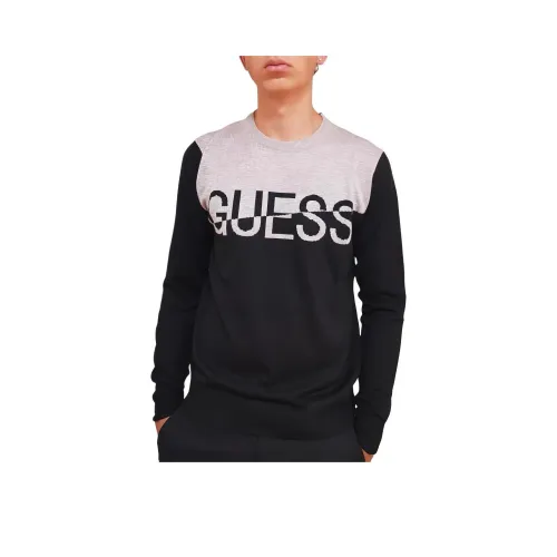 GUESS Мужские черные свитеры
