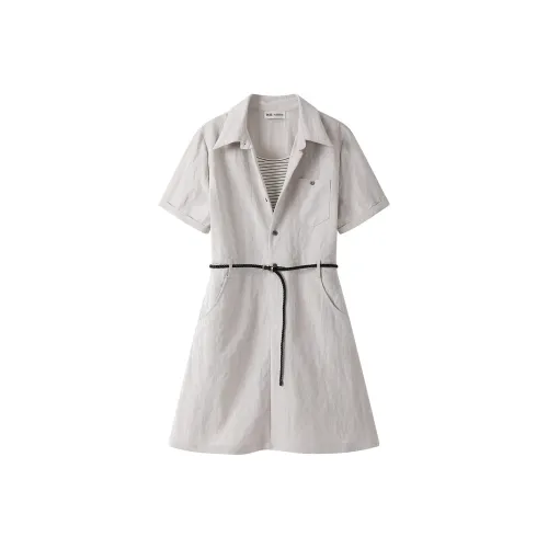 FreeApril Короткий рукав Платье Женское