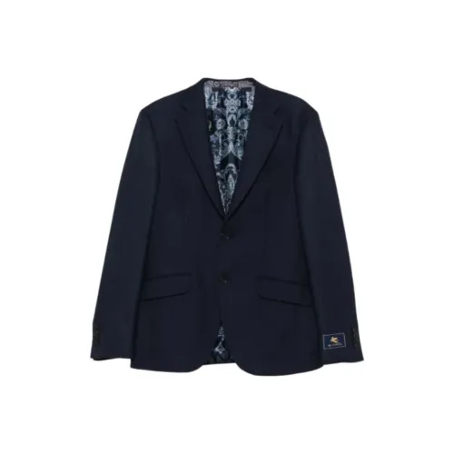 ETRO Синий Мужской Деловой Костюм