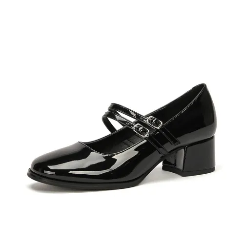 CAOT Грубый каблук Мэри Джейн Женские туфли