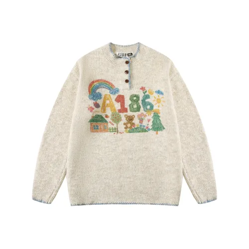 A186 Абрикос Унисекс Свитера