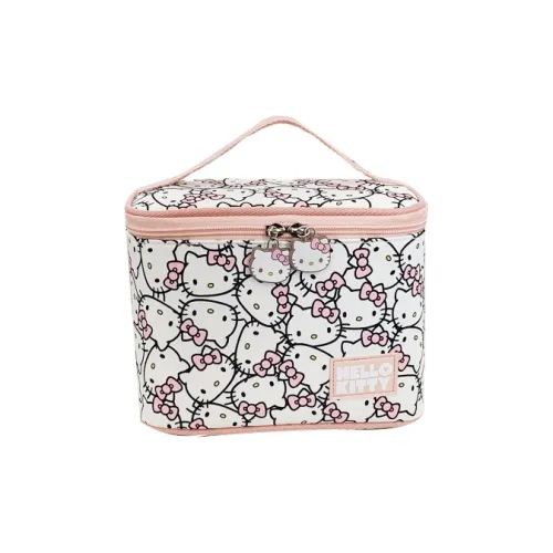Sanrio Hello Kitty Polyester Travel Storage Bag Women's Pink White