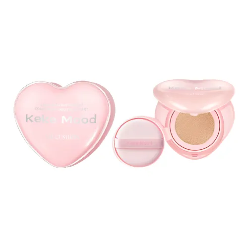 KEKE MOOD Крем Сердце Cushion Foundation Воздушные подушки Hydrating Длинный Тяжелый Увлажняющий Естественный