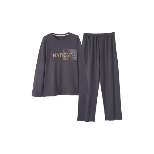 Pretty lady Темно-серый Мужской Пижамный комплект