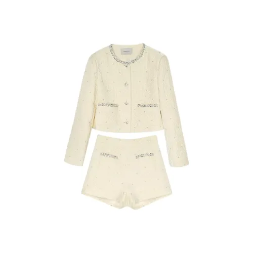 ADXKM Светло-желтый комплект женский комплект с юбкой