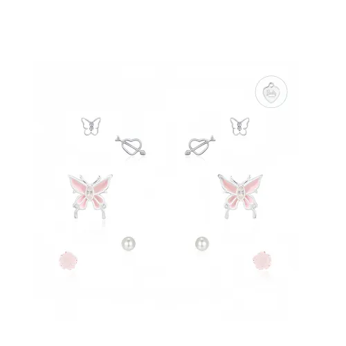 Серьги-гвоздики для ухода за пирсингом уха Barbie женские