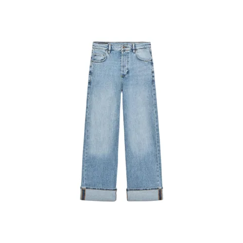 ZARA ZW Series Blue Women's Jeans ZARA ZW Series Синие Женские Джинсы