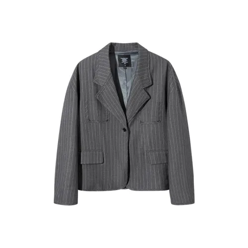 Ouyang Сланцево-серый женский деловой костюм