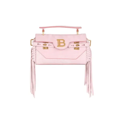 BALMAIN B Buzz Кожа Сумка Женская Розовая