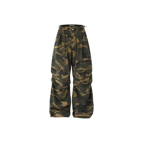 W7H1 Армия Зеленый Унисекс Повседневные Штаны