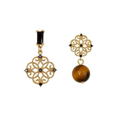 CARAT'S DIARY Серьги с цветным глазурью Женские