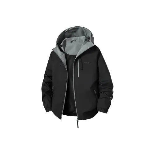 PLUSWOWO С капюшоном Куртки Пальто Унисекс