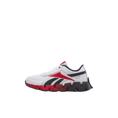 Reebok Zig Dynamica 2 Low Топ Детская Беговая Обувь Белая Детская