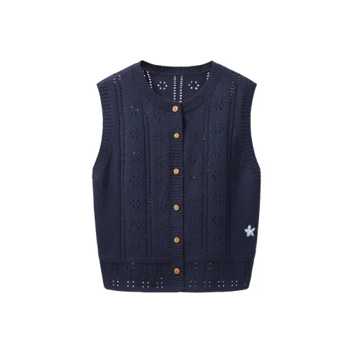 TOUCH Темно-синие женские жилеты