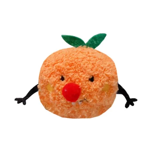 JOY FUER Cute Big Orange Plush Pendant 11cm Height JOY FUER Милый Большой Оранжевый Плюшевый Подвеска 11 см Высота