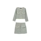 Синий (Топ + Юбка)