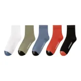 5 пачек: Белый + Армейский зеленый + Синий + Кирпично-красный + Черный