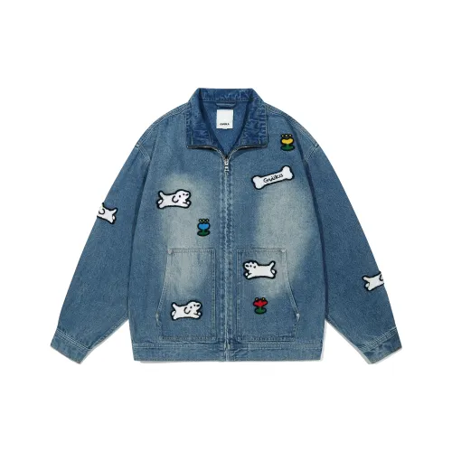 Guuka Джинсовый синий Унисекс Куртки