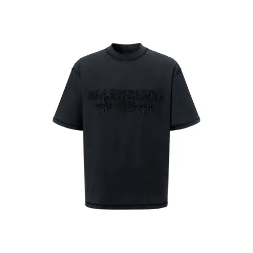 Balenciaga SS25 T-Shirt Regular Fit Men's Black