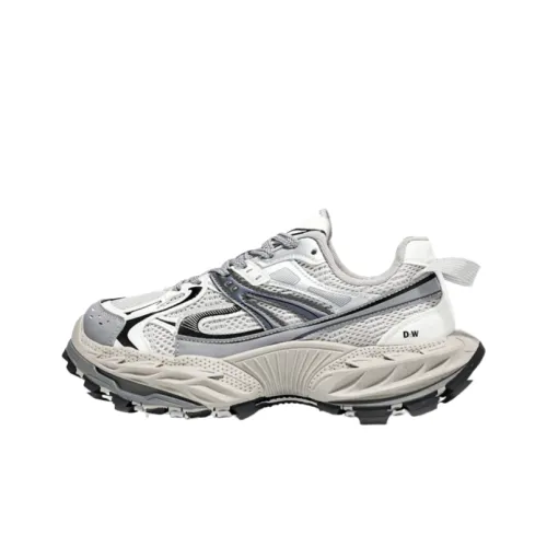 D W Анти KICK Амортизация Устойчивый к истиранию Дышащий И Балансированный Низкий Топ Детские Беговые Кроссовки Подростки