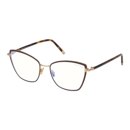 TF Металл Кошачий глаз Оправы для очков Женские Черепаховый