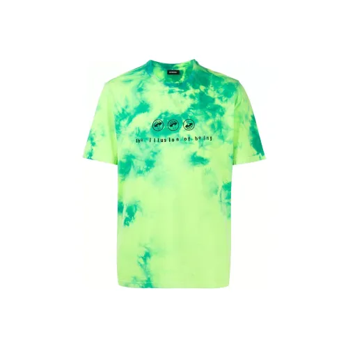 DIESEL Зеленые Мужские T-рубашки