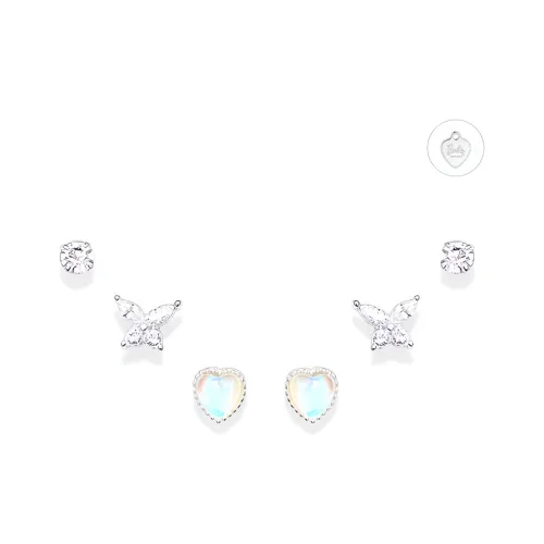 Барби Alloy Серьги-гвоздики Женские