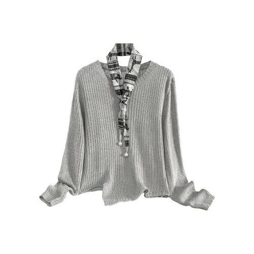 TOUCH Светло-серый Женский Трикотаж