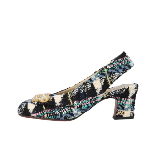 Valentino Garavani Грубый каблук Высокие каблуки Женские Синий