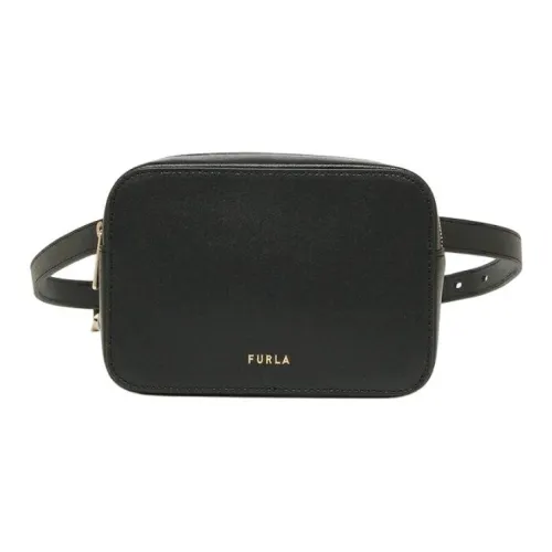 Furla Кожа Бананка Женская Черная