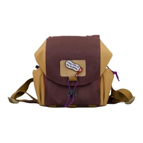 HELIUYUZHOU Нейлон Рюкзак Маленький Унисекс Темно-фиолетовый BUBBLE