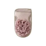 Двусторонняя купальная перчатка розового цвета