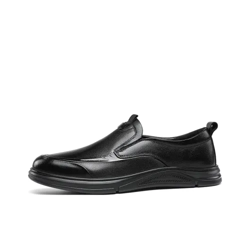 SEPTWOLVES Коммутирование Slip-On Повседневные Кожаные Туфли Мужские HD