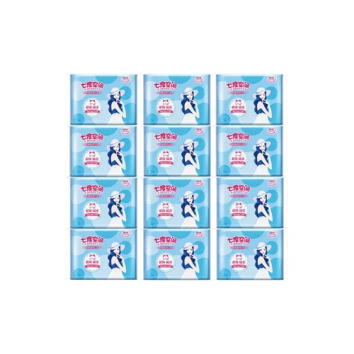 SPACE7 Элегантный Шелковые Soft Cotton Санитарные Пads Ночные Очень Тонкие 80 шт Комбо 2 75 мм