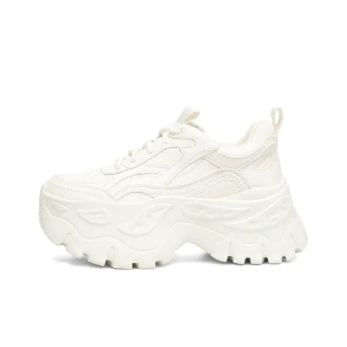 Rosa Bianca Высота Увеличивающие Легкие Низкие Топ Кроссовки Женские Экрю