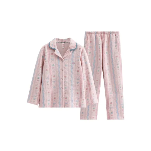 FENTENG FJ26931304 Furong Pink Women's Pajama Sets