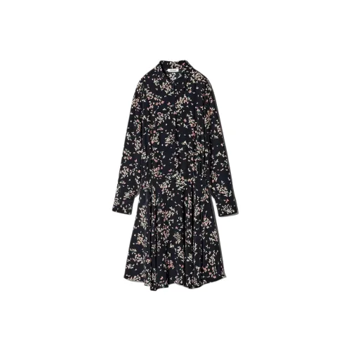 UNIQLO Длинное платье с длинными рукавами женское