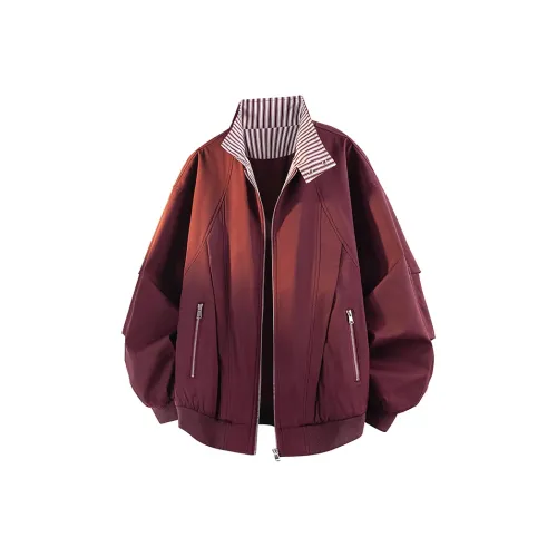 CariteSport Воротник-стойка Пэчворк Структура Укороченная Куртка Унисекс