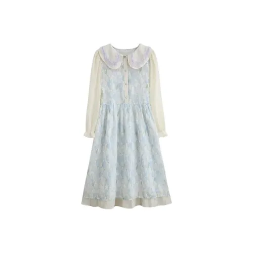 COVT Длинное платье с длинными рукавами женское