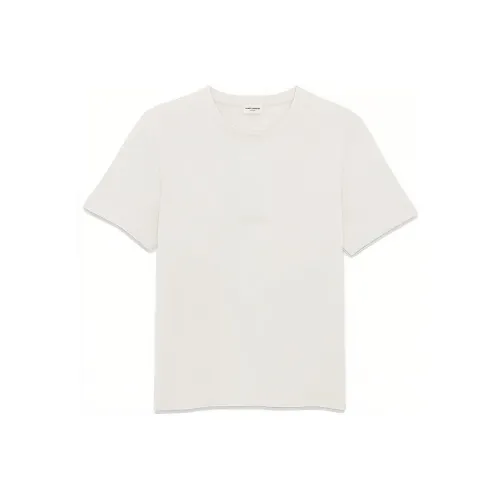 SAINT LAURENT SS23 T-Shirt Мужской Белый