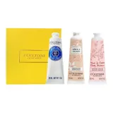 Трехкомпонентный комплект: Сладкий Вишневый цветок Крем для рук 30 мл + Крем для рук из Ореха ши 30 мл + Крем для рук с Нероли 30 мл