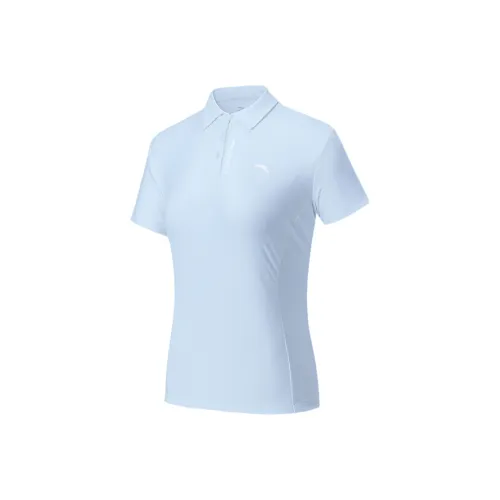 ANTA ZONGXUNXILIE Летняя Поло Женская Dream Blue