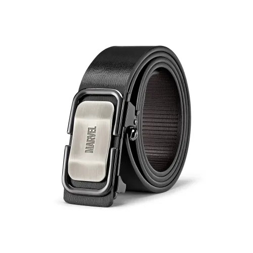 Disney Marvel Спилок Коровьей Кожи Ремни Мужской Черный 3,4CM